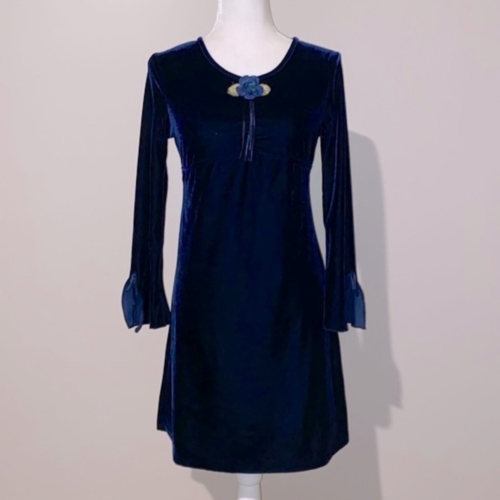 90’s velvet babydoll dress